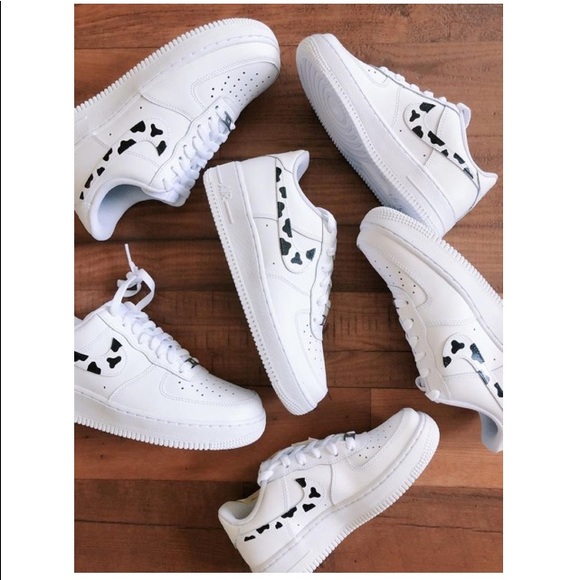 NWT Cow Rare Nike Air Force 1 Custom - Picture 2 of 2